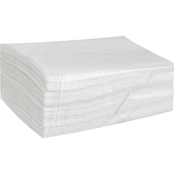 Полотенце бумажное для диспенсера в пачке Luscan N2  1сл. 100л., 30 пач/уп 16*17 см