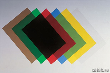 Обложки А4 прозрачные зеленые 180 мкм (100 шт)