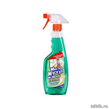 Средство для мытья стекол Мистер Мускул, курок, 500 мл. (ассорти)