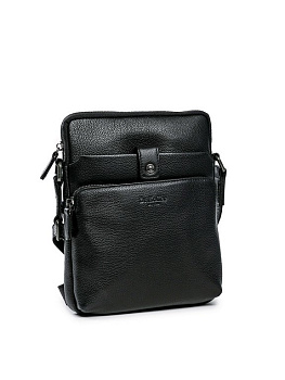 Сумка для документов Dr.Koffer 19*24*5см, нат. кожа, черный