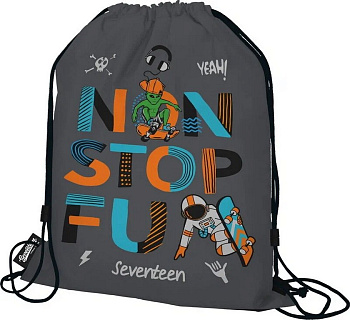 Сумка для обуви для мальчика 43*34 см Seventeen "Игры в космосе"