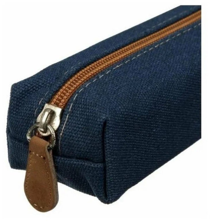 Пенал  универсальный Calligrata "Джинс" 20 х5 х3,5 см., ассорти