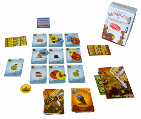 Игра настольная  .7+ с карточками "Тараканы в холодильнике" Нескучные игры