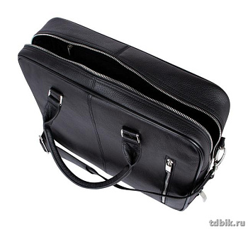 Сумка мужская Franchesco Mariscotti 40*32*10см, нат. кожа, черный