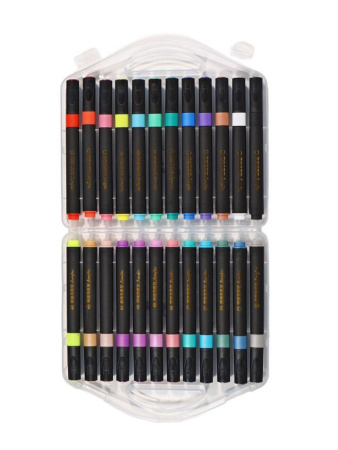 Набор маркеров акриловых 24 цв. (в пластик. пенале)