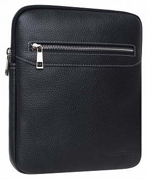 Планшет Franchesco Mariscotti 21*26*3см натур. кожа, черный