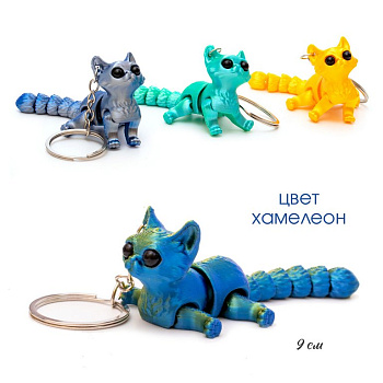 Брелок "3Д Котик" (ассорти)