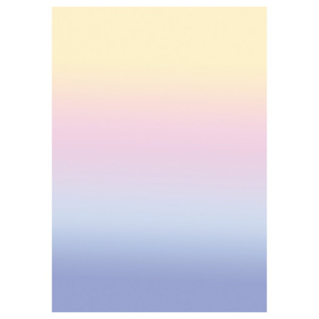 Бумага упаковочная 70*100см  в рулоне (ассорти) "Gradient" MESHU