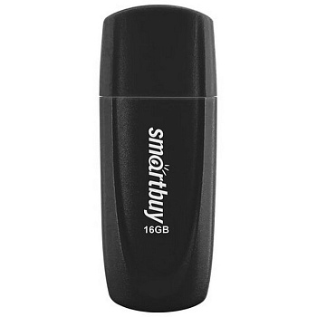 Флеш-диск 16Gb  Smart Buy "Scout" USB 2.0, черный