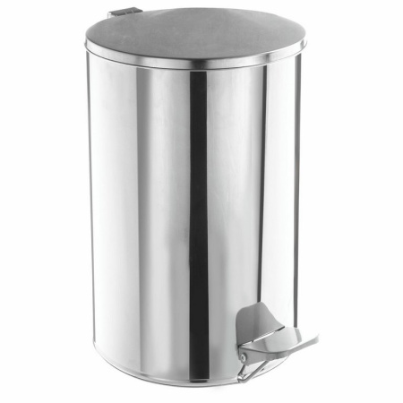 Ведро из нержав. стали с откидной крышкой ТИТАН зеркальное, нержавеющая сталь 10л