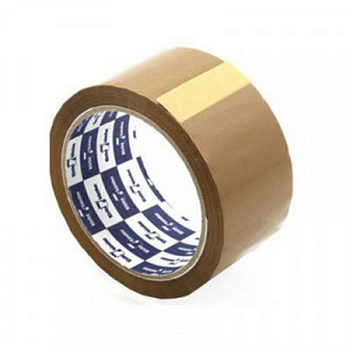 Скотч цветной коричневый 50 мм *120 м, 45 мкм Klebebander