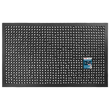 Коврик придверный грязесборный, резиновый ячеистый  90х150х1,2 см