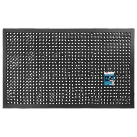 Коврик придверный грязесборный, резиновый ячеистый  90х150х1,2 см
