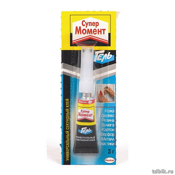 Клей универсальный супер-клей Момент гель 3гр.