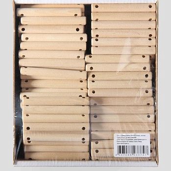 Палочки деревянные "Жёрдочка" шлифованная, D=9мм, H=68мм