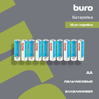 Батарейка щелочная LR-06 АА Buro Alkaline