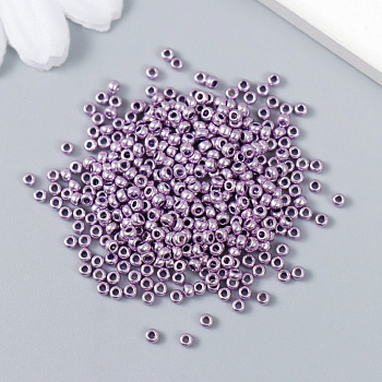 Бисер круглый d=2,3мм., 5гр/уп., цв. сиреневый (18123)
