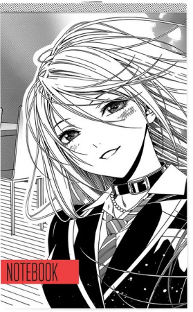 Блокнот А6  30л., 105*148 мм, на скрепке Lamark "Manga" клетка