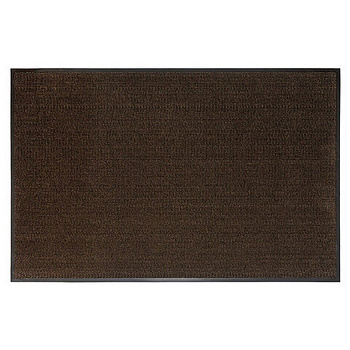 Коврик придверный влаговпитывающий 90x150 см Тафтинг, коричневый, LAIMA EXPERT