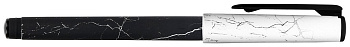 Ручка шариковая с рис. масляная LOREX "B&W MARBLE Double Soft" синяя 0,7мм (линия 0,35мм) игольч.