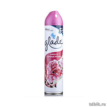 Освежитель воздуха Glade сочные ягоды, пион, 300 мл.