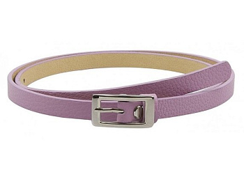 Ремень Alliance нат. кожа,  ширина 15мм, лаванда