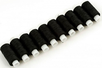 Нитки  черные 40