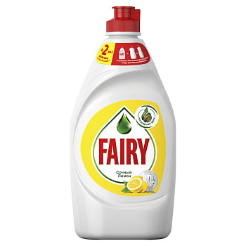 Жидкость д/мытья посуды Fairy Пена эффект  450 мл., лимон