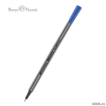 Ручка капиллярная Bruno Visconti "BASIC" синяя 0,4мм