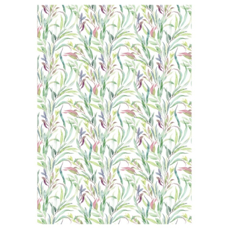 Бумага упаковочная 70*100см  в рулоне (ассорти) "Bouquet" MESHU