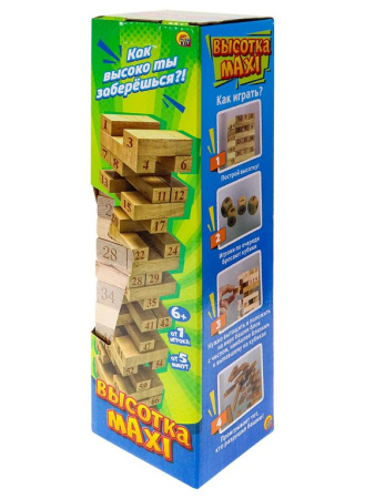Игра  "Башня. Высотка maxi" Рыжий кот