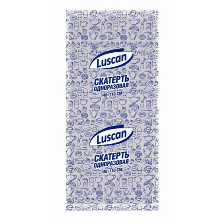 Скатерть 1100*1400 мм спанбонд, белая, Luscan