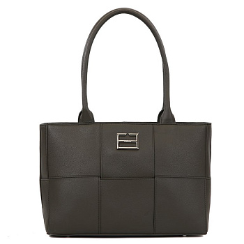 Сумка женская FABRETTI 33х23х11 см, нат. кожа, табачный