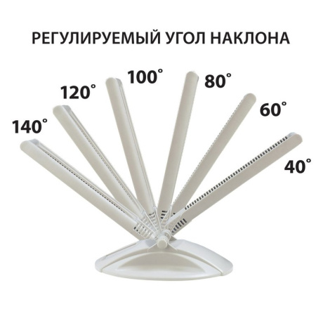 Демонстрационная система настольная 10 панелей (серый) А4 BRAUBERG