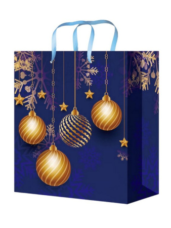 Пакет бумажный НГ 26*32см ламиниров. "Время чудес"