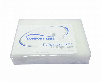 Губка для тела поролоновая "Comfort" 115*80*20 мм