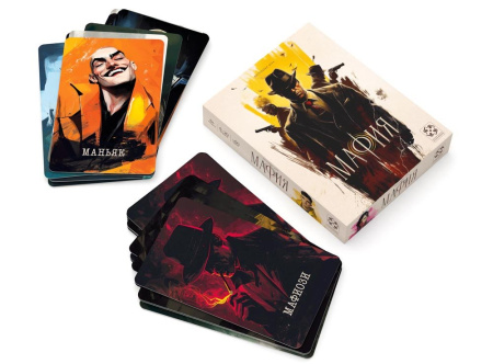 Игра настольная  .8+ с карточками "Мафия" Стиль Жизни