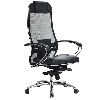 Кресло руководителя МЕТТА "SAMURAI" SL-1.03, цвет черный