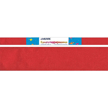 Бумага креповая 50*250 красная, deVENTE