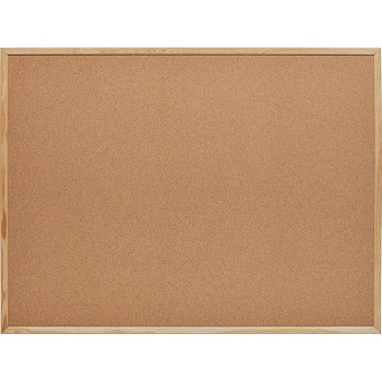 Доска пробковая  900*1200 мм деревянная рамка Attache