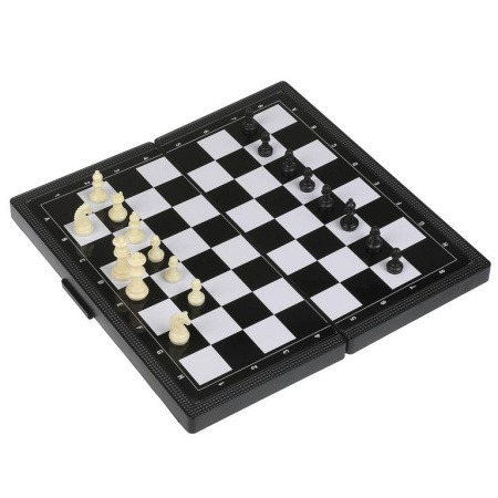 Игра настольная Шахматы, шашки, нарды (пластик) магнитные ИГРАЕМ ВМЕСТЕ