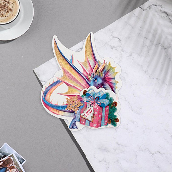 Открытка  НГ мини "С Новым годом!"