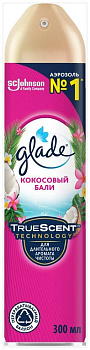 Освежитель воздуха Glade Кокосовый Бали, 300 мл.
