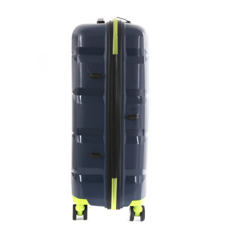 Чемодан 4-х колесный FABRETTI 100% полипропилен, 66*45*26 см, синий