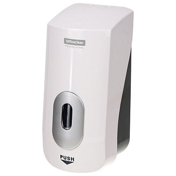 Диспенсер для жидкого мыла 1л, белый пластик, (23*11*9 см) OfficeClean Professional