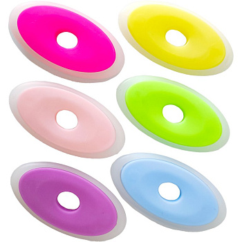 Ластик deVENTE "School" 50*25 мм для гелевых стираемых чернил, с пластиковым держателем, овальный