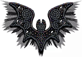 Набор для изготовления патча "Леди-ночь" kлеvер (бисер, бусины) 10+