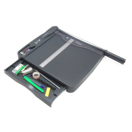 Резак для бумаги сабельный А4 до 12 л с органайзером JLS 948