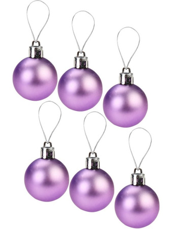 Набор шаров  цвет ассорти 40 мм 12 шт "Чудеса"