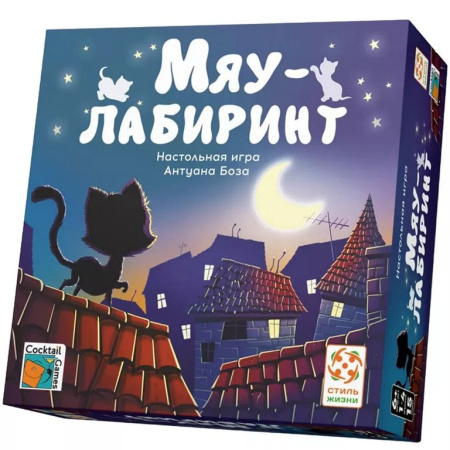 Игра настольная  .6+ "Мяу-лабиринт" Стиль Жизни